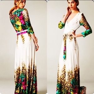 floral Jersey maxi dress size M